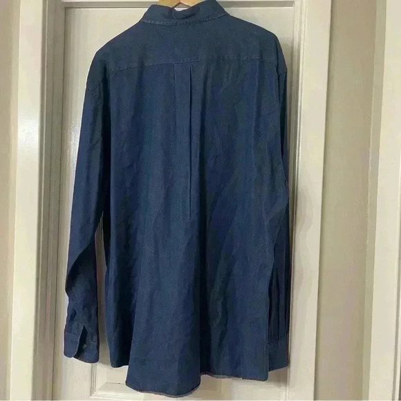 Brooks Brothers Men's Original Polo Shirt Blue Men's XL Preppy - Picture 2 of 7